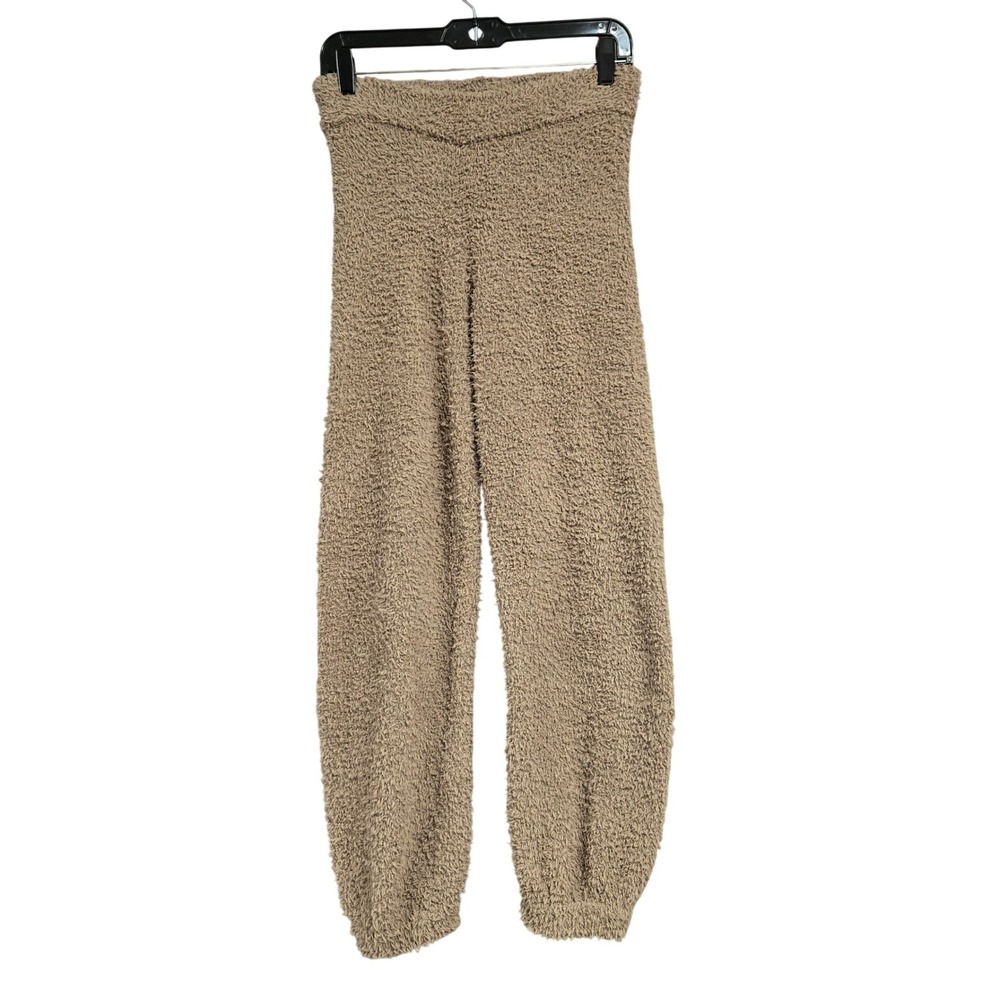 Aritzia The Group by Babaton Teddy Fleece Jogger Pants Taupe Brown Size 2XS